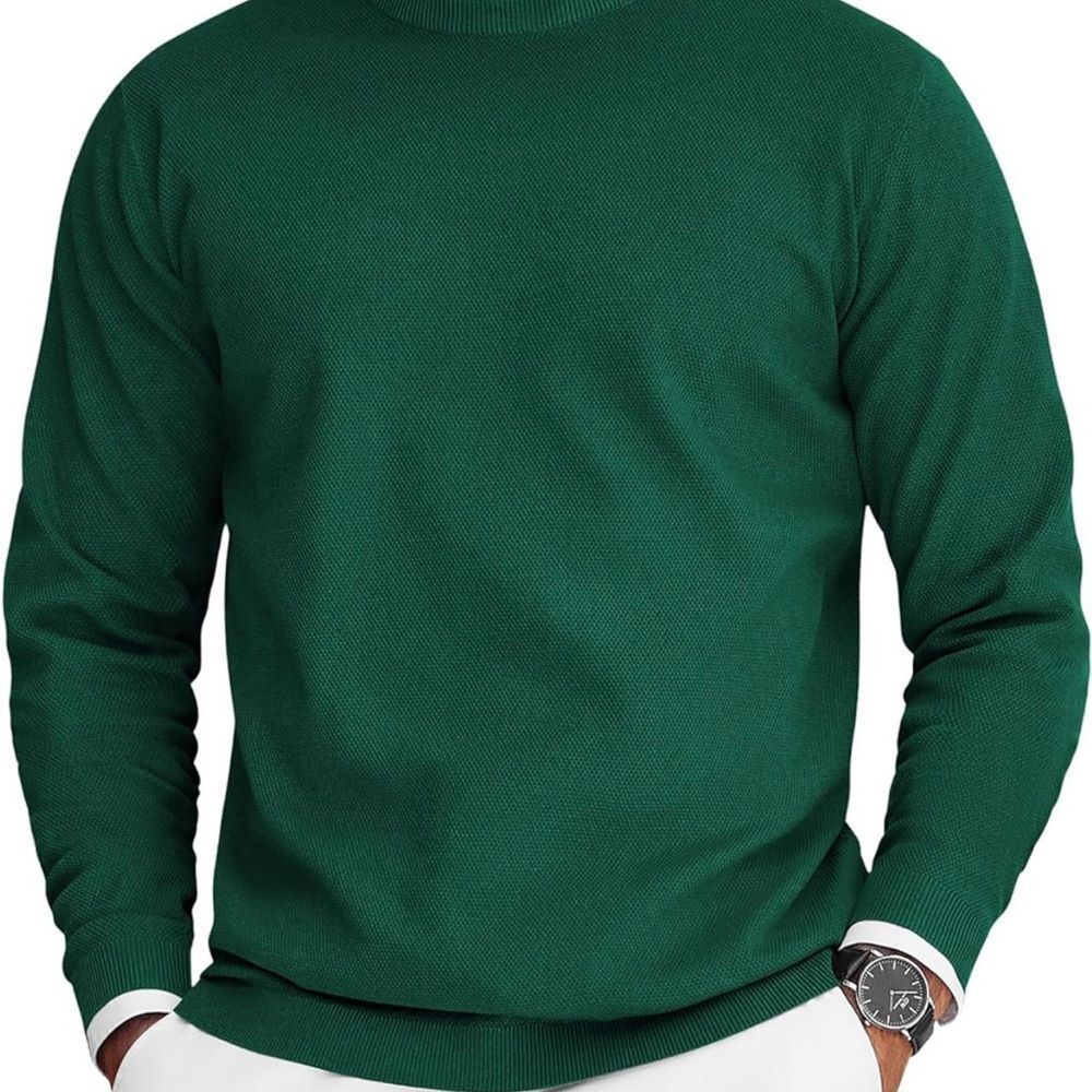 Club Room Men's Emerald Crewneck Merino wool Sweater